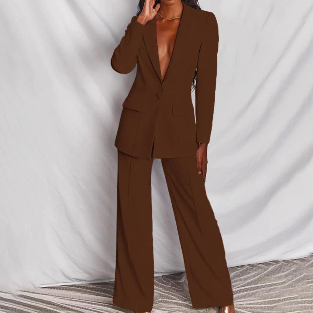 BC Fashion™  | Elegante blazer en broek set